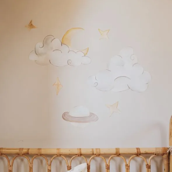 Wallsticker Saturn himmel