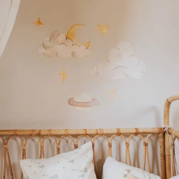 Wallsticker Saturn himmel