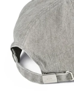 Washed Cotton Twill Mirror Coal Cap