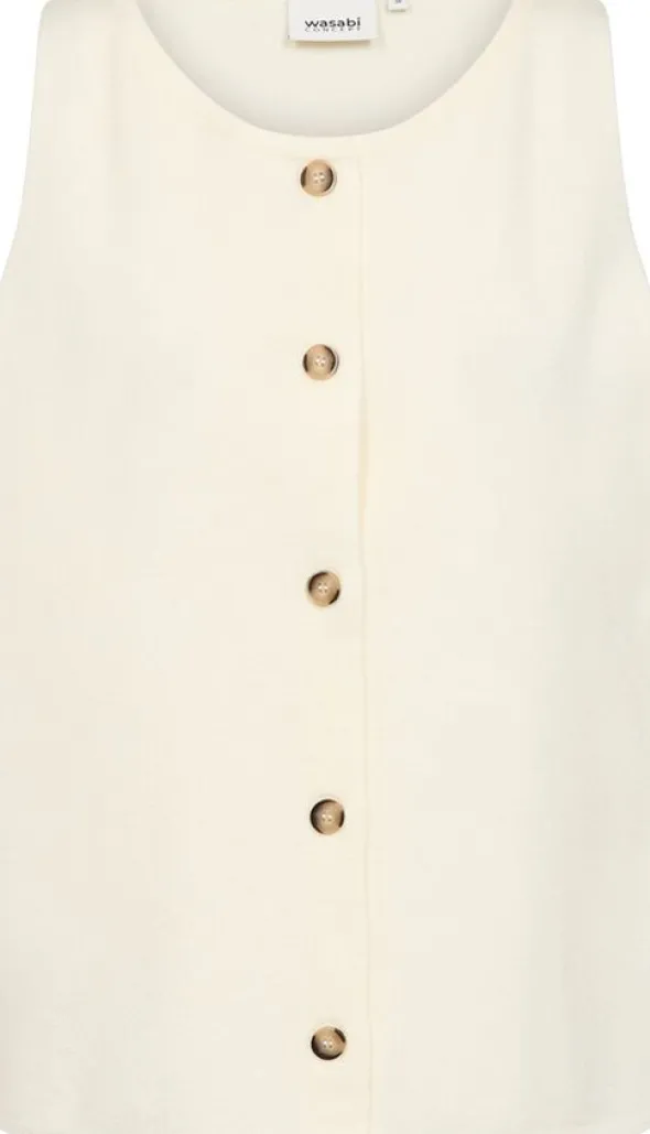 WA-SIKKA 5 Vest Off white