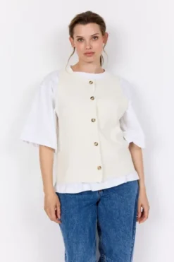WA-SIKKA 5 Vest Off white