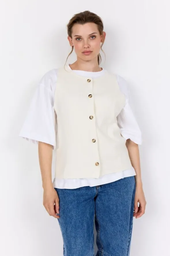 WA-SIKKA 5 Vest Off white