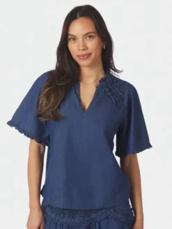 Wendia Denim Blouse