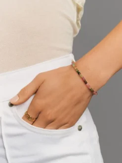 Women's Faceted Tourmaline Bracelet