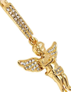Women's Golden Angel Earrings