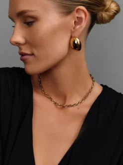 Women's Gold Rope Chain Choker