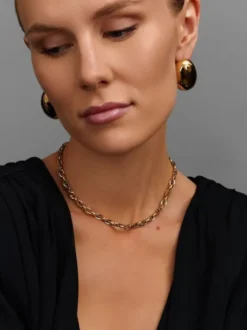 Women's Gold Rope Chain Choker