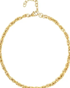 Women's Gold Rope Chain Choker