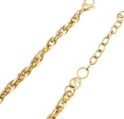 Women's Gold Rope Chain Choker