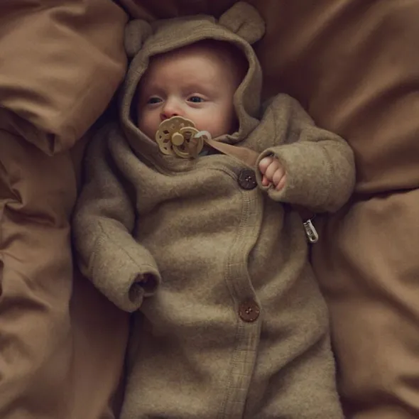Woolly fleece suit