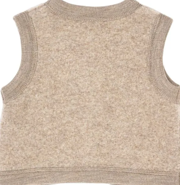 Woolly fleece vest
