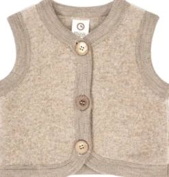 Woolly fleece vest