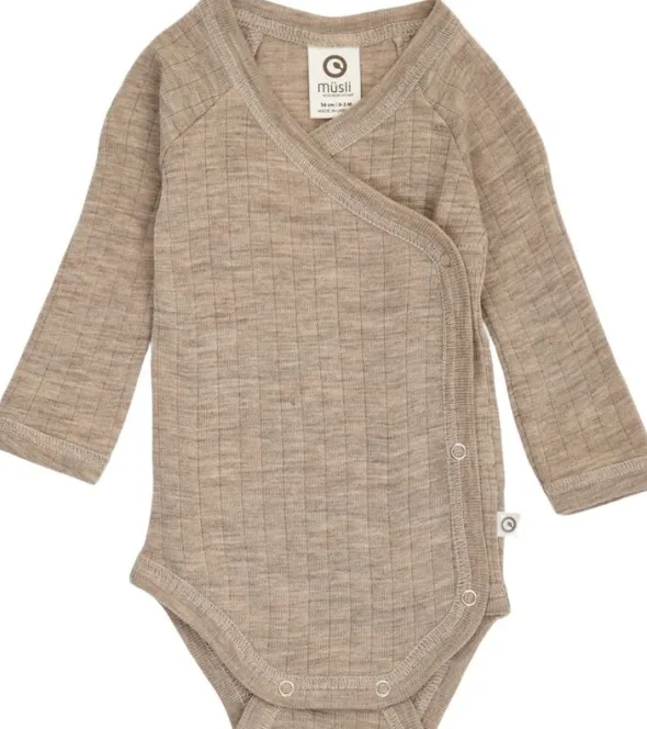 Woolly rib wrap l/s body
