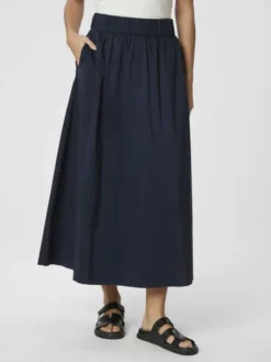 Yara Long Poplin Skirt
