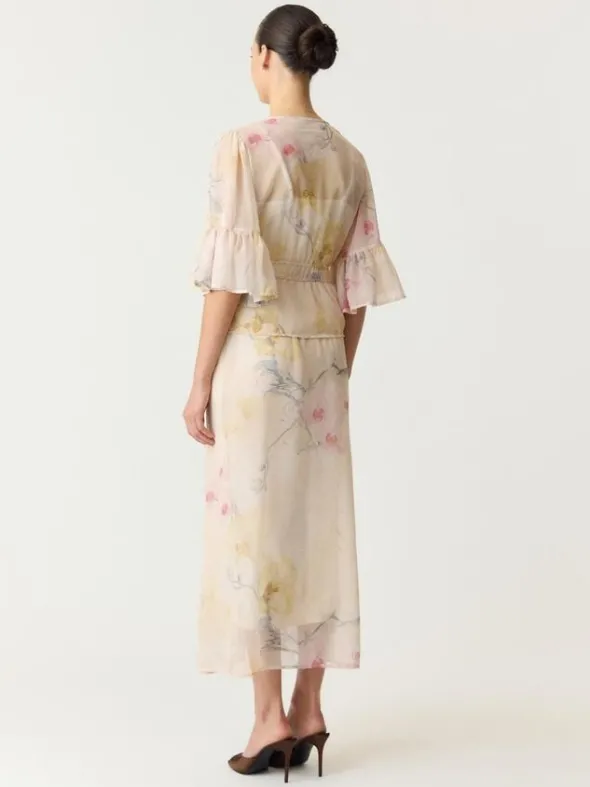 YASBLOMINA 2/4 ANKLE DRESS - SHOW