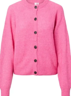 YASJOHI LS WOOL BLEND CARDIGAN S. N