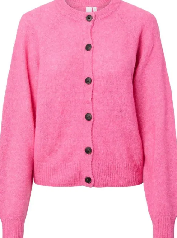YASJOHI LS WOOL BLEND CARDIGAN S. N
