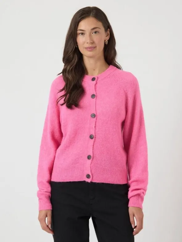 YASJOHI LS WOOL BLEND CARDIGAN S. N